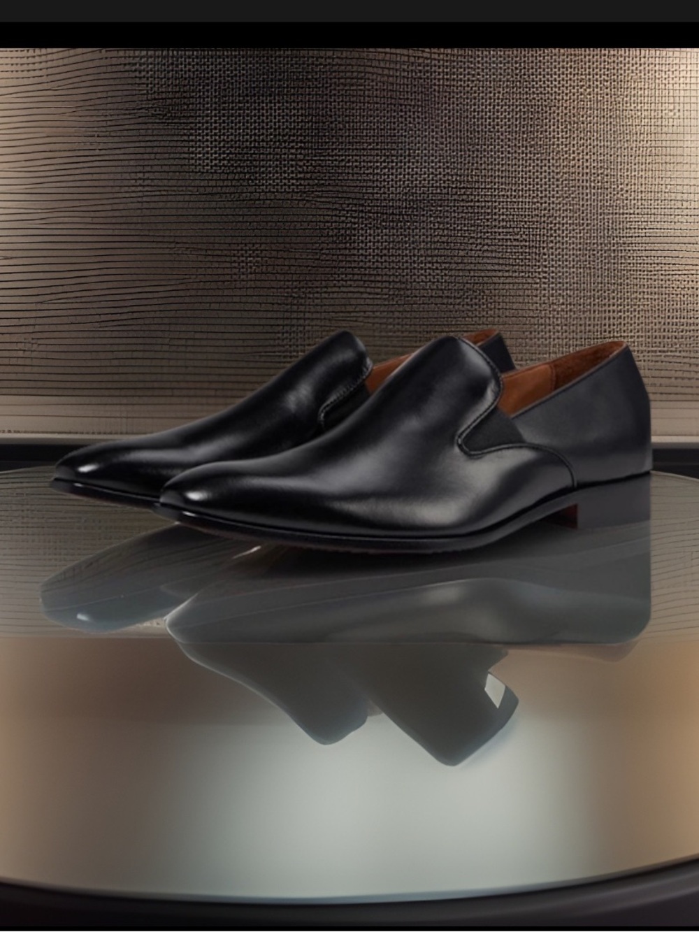 Massimo Matteo Slip-on Loafers Classic Loafer Leather & Padded Leather Insole 9M
